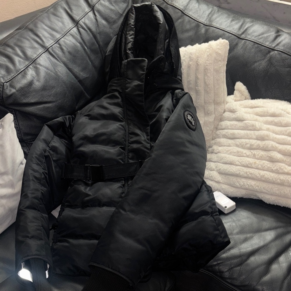 Canada Goose Black Jacket with Belt “McKenna”